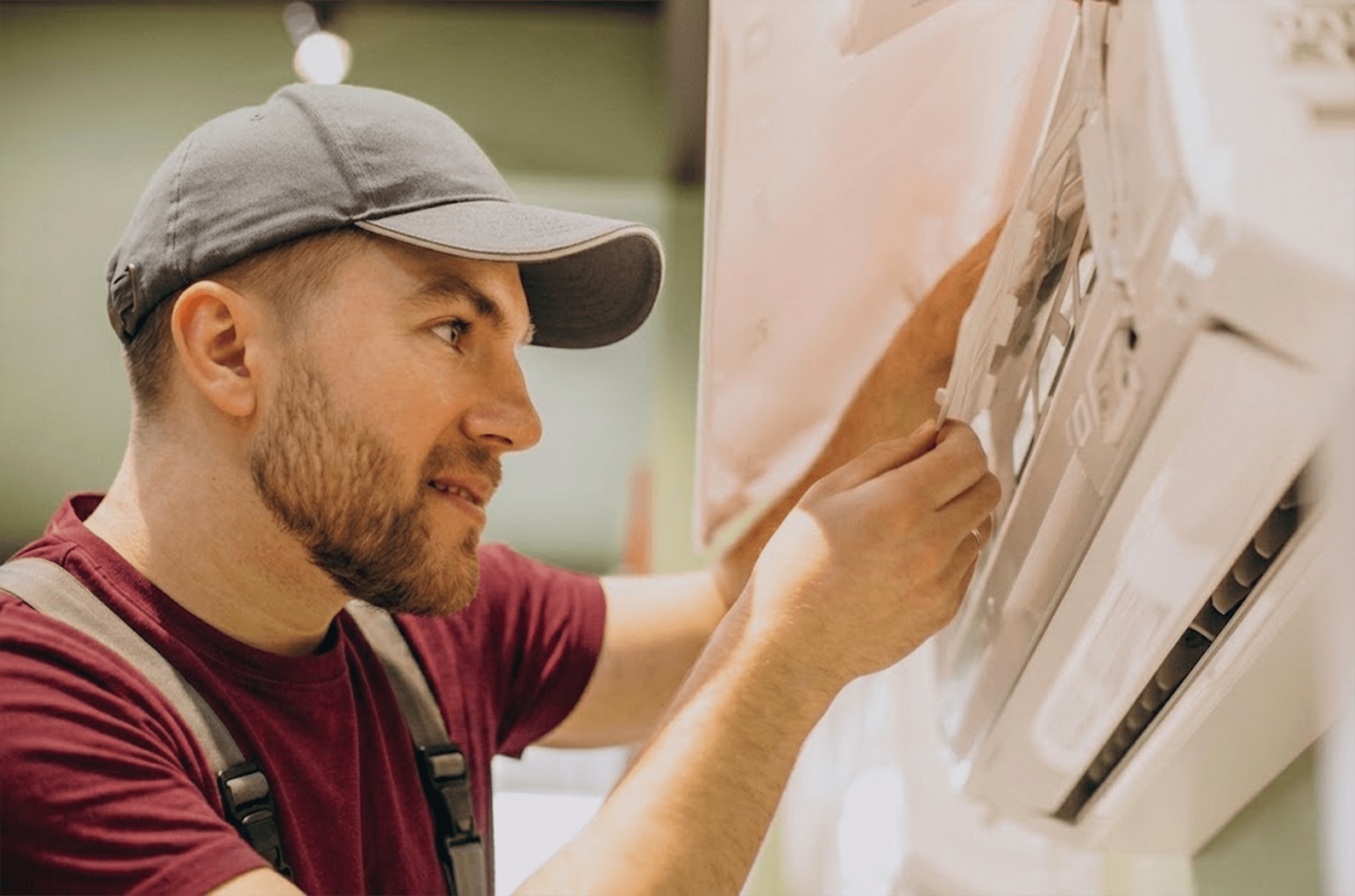 AC coil and filter cleaning